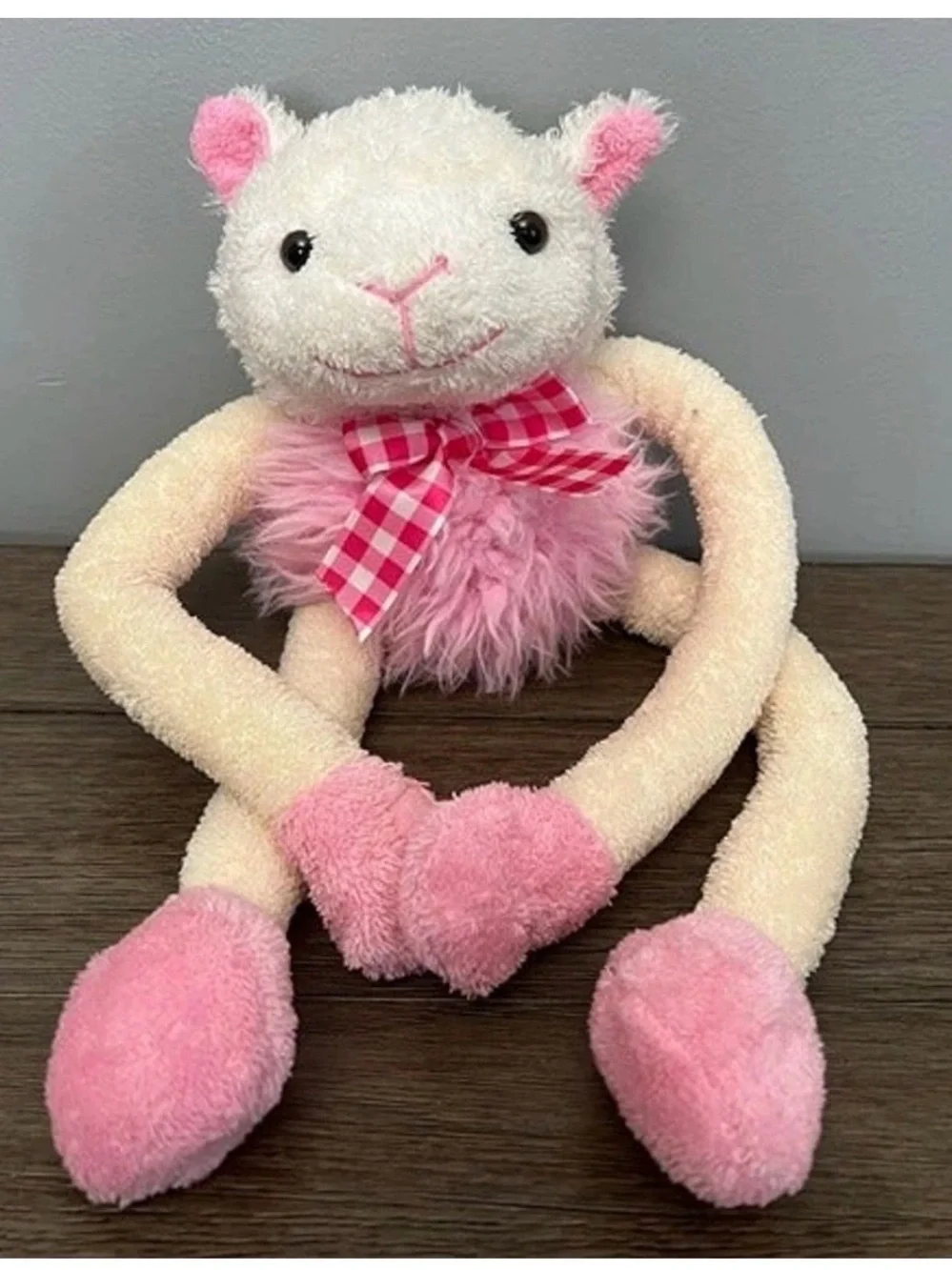 Pink Lamb Decorative Plush